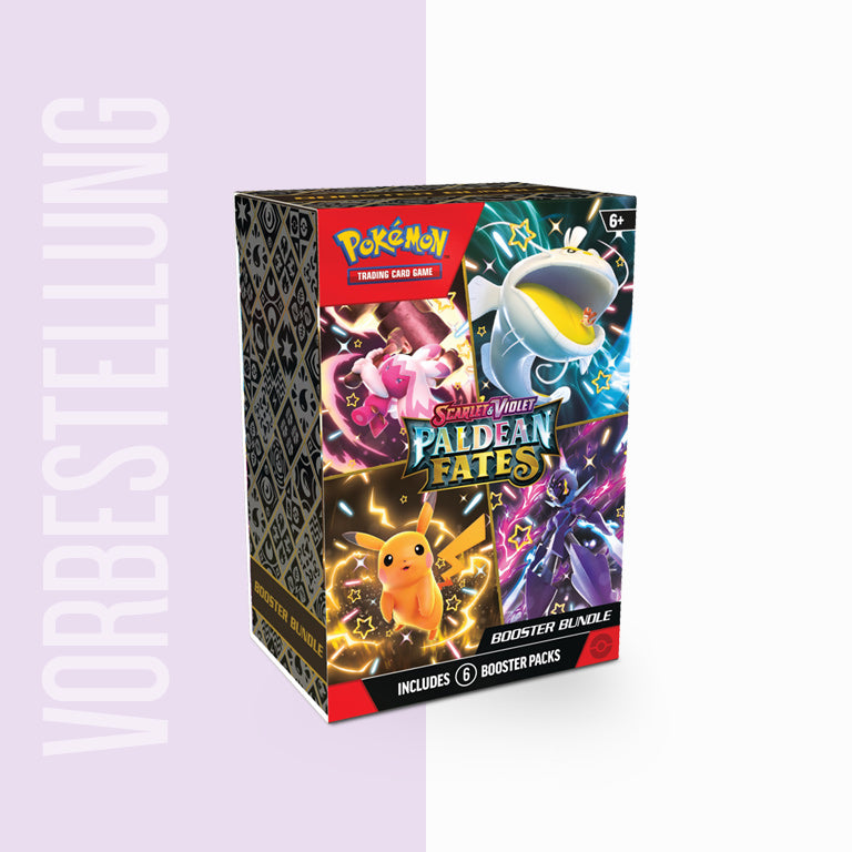 Pokémon Sammelkartenspiel Paldeas Schicksale Booster Bundle (6 Booster) DEUTSCH kaufen TCG Store
